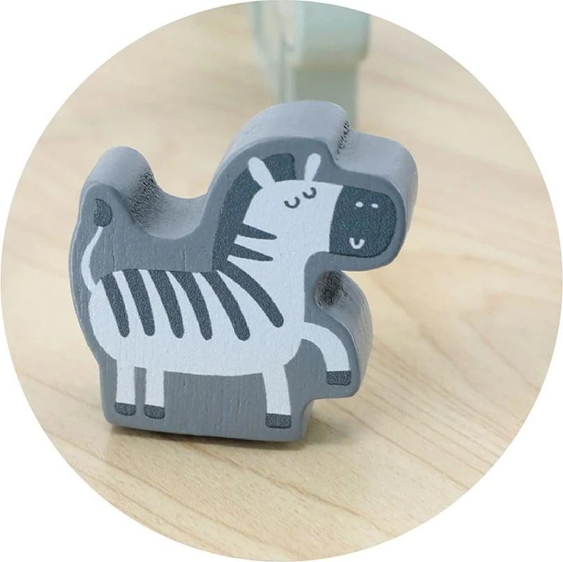 tavolinë aktivitetesh druri Viga, labirinte me rruaza dhe ingranazhe, ah, për 24m+, 38x65x38 cm, shumëngjyrëshe