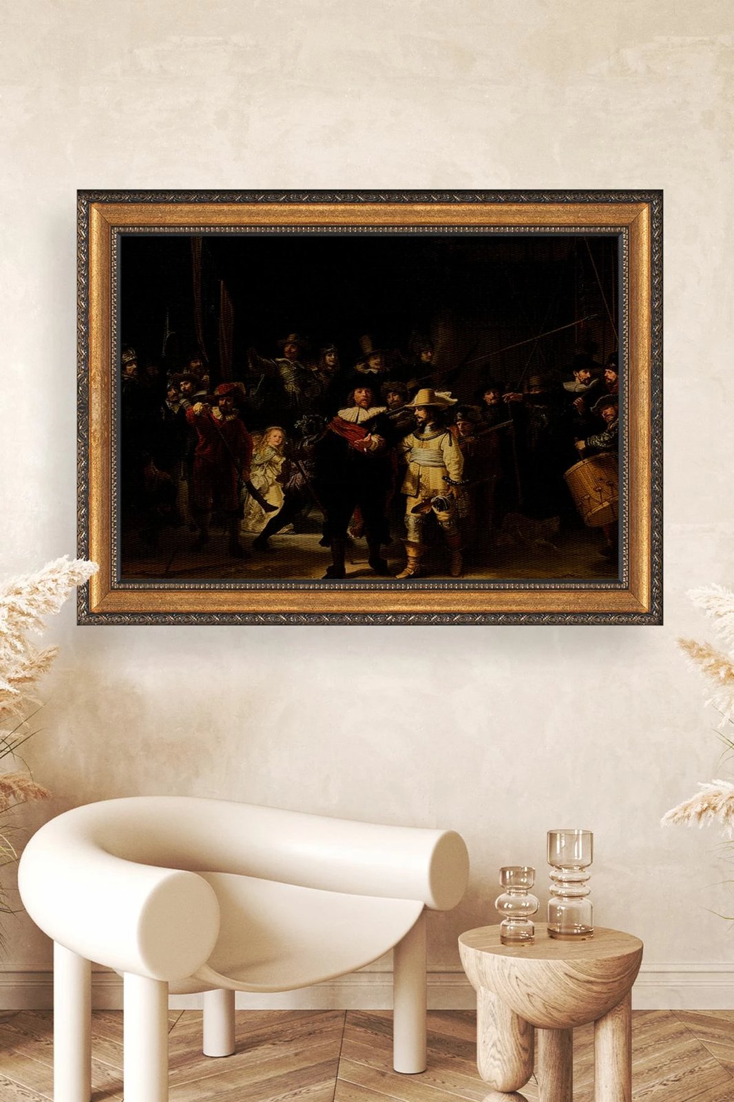 Pikturë dekorative në kanavacë me kornizë, shumëngjyrëshe, Wallity, ATCRCVCNVSMDL46 - 5070