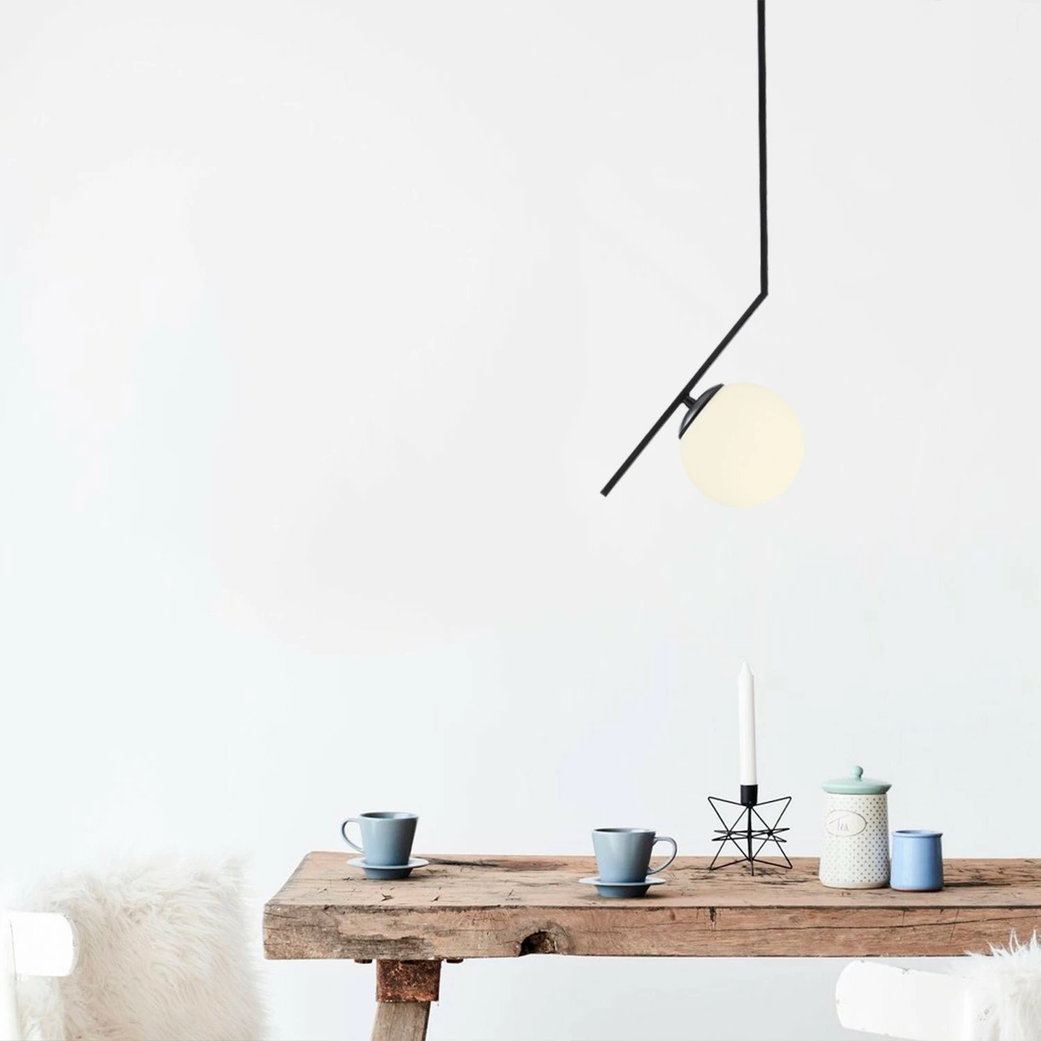 Llambë tavani Opviq, Dolunay - 143-AV, ngjyrë e zezë