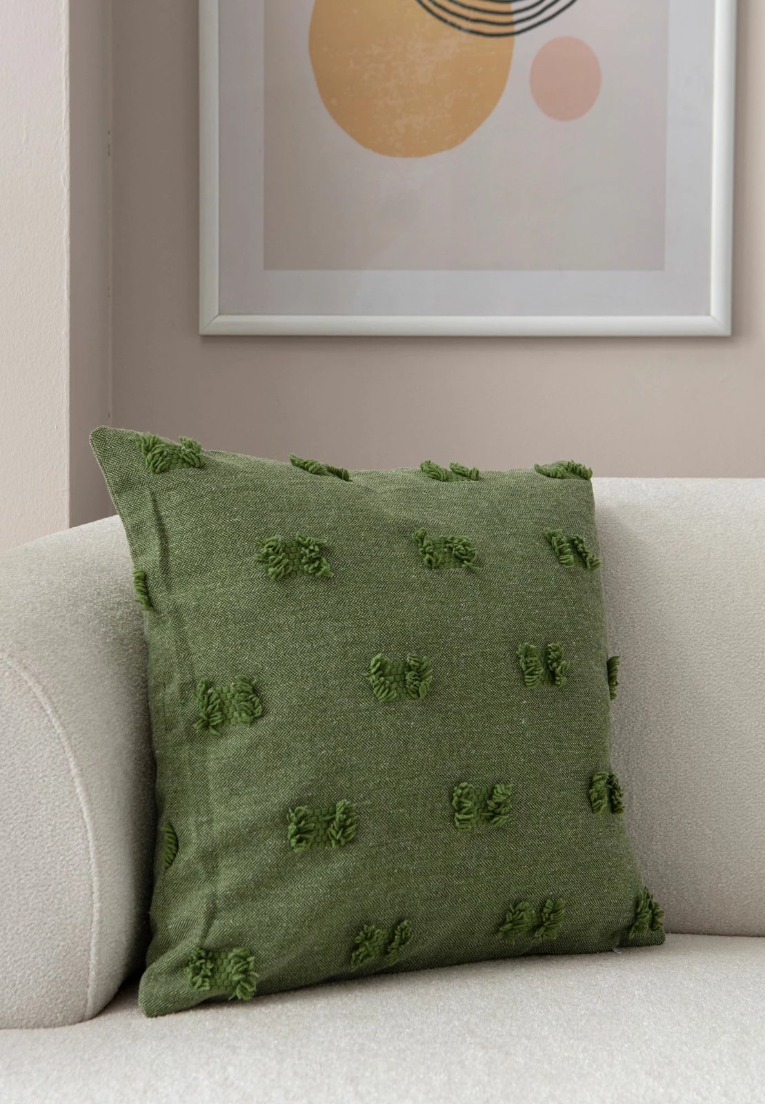 Jastëk mbulesë, e gjelbër, Evila Originals, Tuffet v2