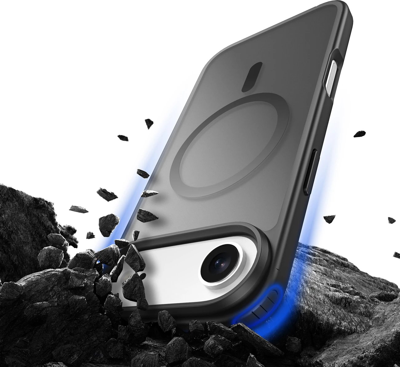 Mbështjellës Dux Ducis Yind për iPhone 17 Air, me MagSafe, i zi