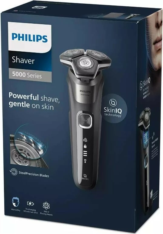 Makinë rroje Philips Shaver Series 5000 S5887/10, për meshkuj, Kafe Makinë rroje Philips Shaver Series 5000 S5887/10, për meshkuj, Kafe