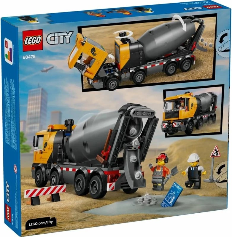 Lego City mikser betoni për fëmijë