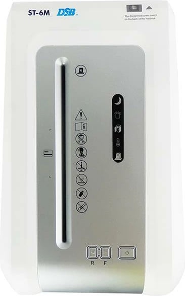 Shredder dokumentesh DSB ST 6M, prerje kryq, 17.3L, e bardhë