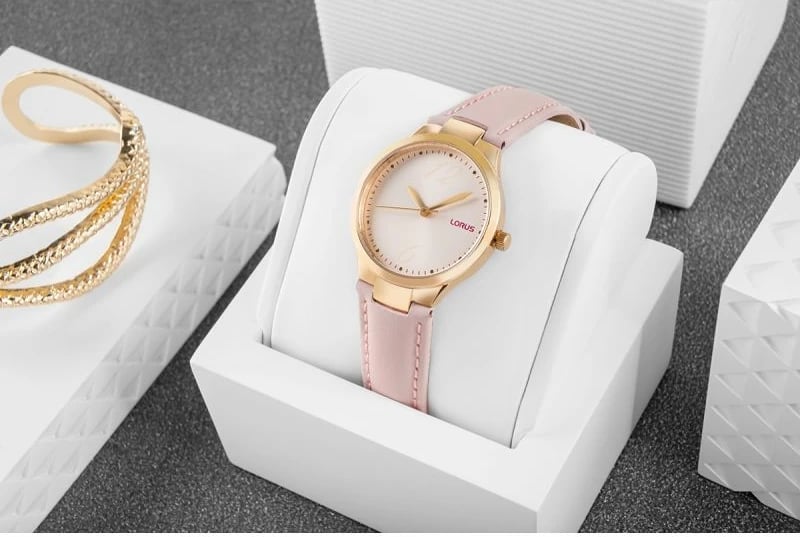 Orë dore për femra Lorus, rozë