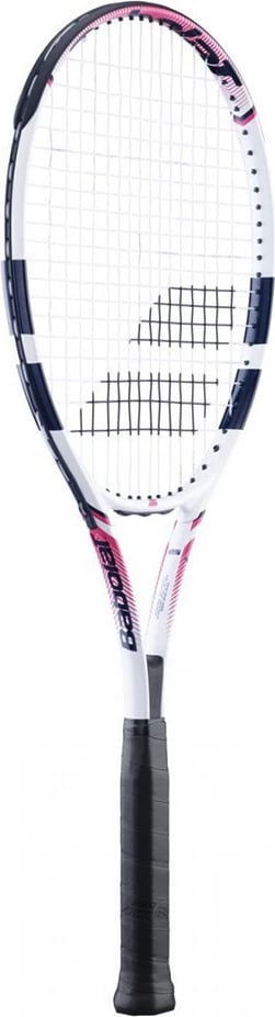 Raketë tenisi për femra Babolat, bardhë-rozë-mavi