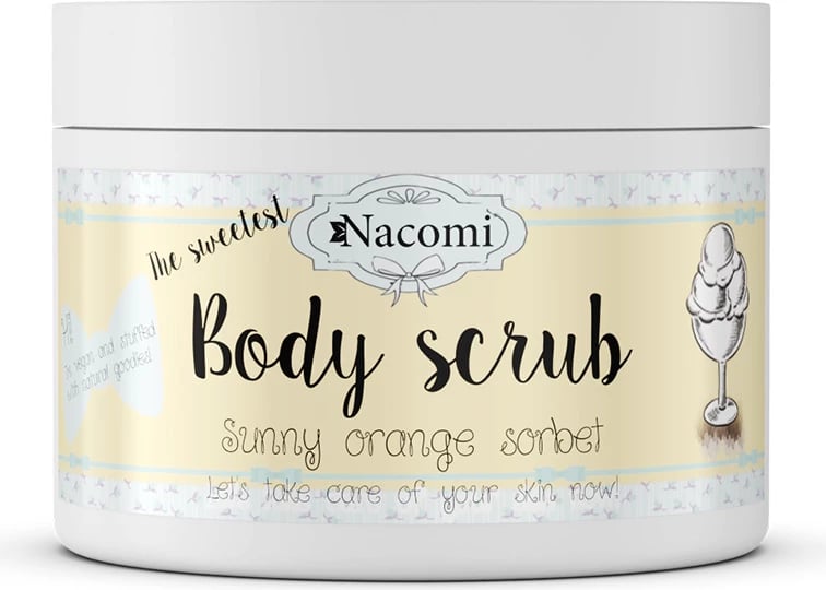 Peeling për trup Nacomi Sorbet of Sunny Oranges për femra 200g