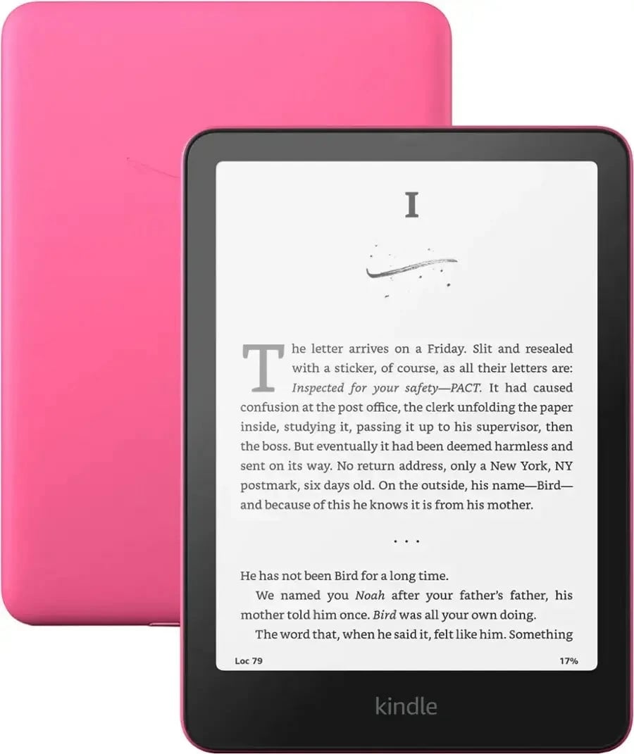 Lexues elektronik Kindle Paperwhite 12th Gen, 7 inç, 16GB, Wi-Fi, Raspberry