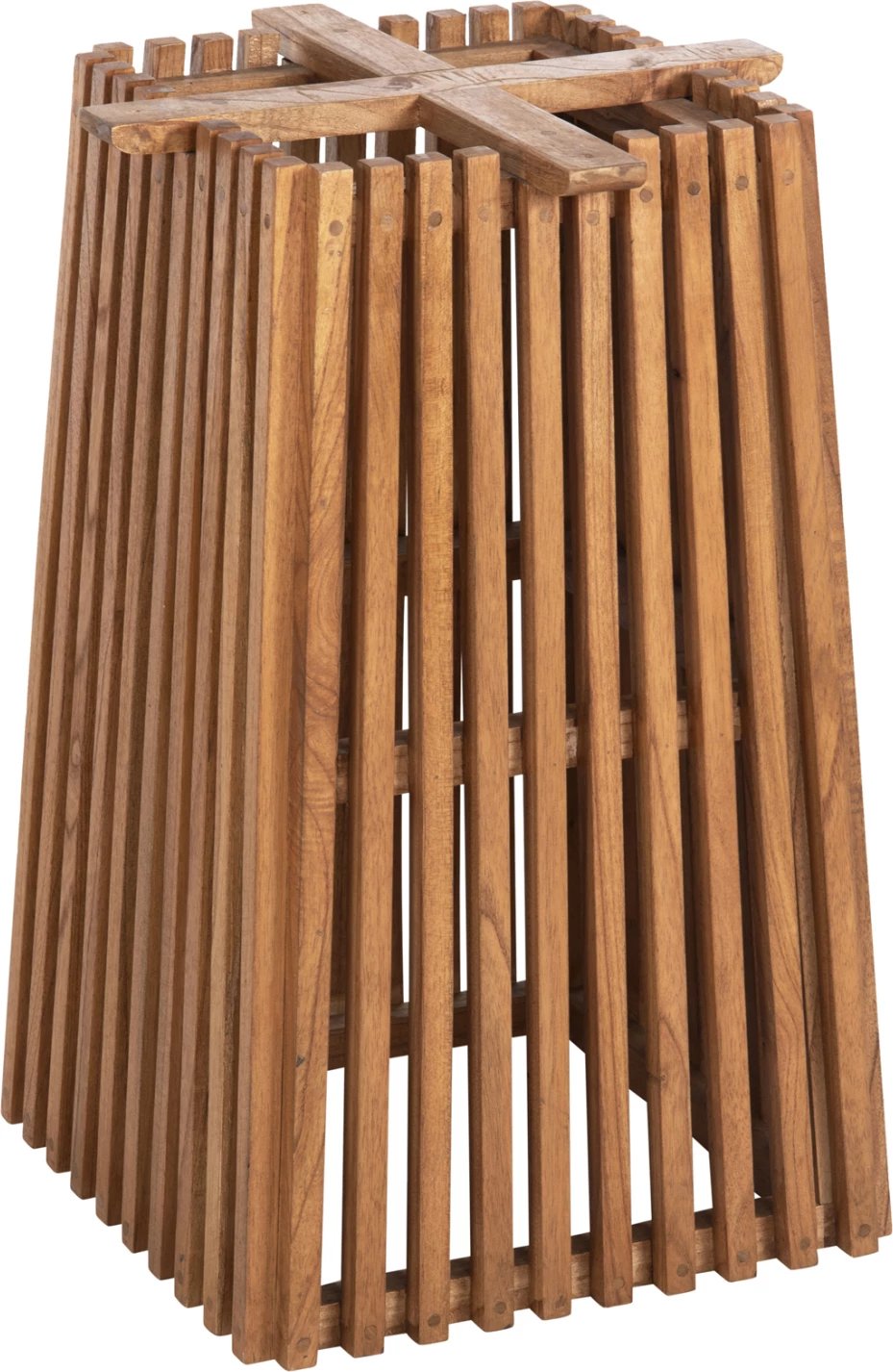 Baza katrore për tavolina FRANTZ FH9460.11 dru MINDI natyral 60x60x73H cm