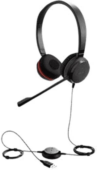 Kufje me mikrofon, Jabra, EV20SE 4999-823-309, stereo USB me kontroll kabllor, black Kufje me mikrofon, Jabra, EV20SE 4999-823-309, stereo USB me kontroll kabllor, black
