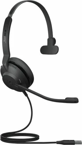 Kufje Jabra Evolve2 30 SE USB-A, MS Mono, Wired, Zyrë/Call center, 20 - 20000 Hz, 92 g, E zezë