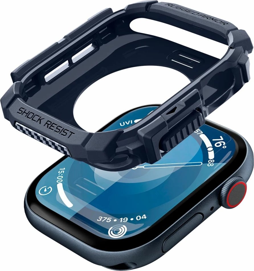 Mbështjellës Spigen Rugged Armor për Apple Watch 10, 46mm, Blu