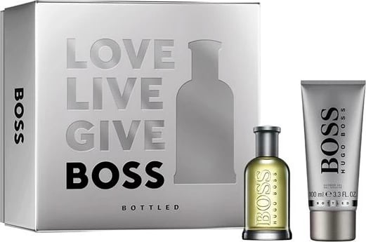 Set Eau de Toilette dhe Shower Gel për meshkuj Hugo Boss Bottled, 50ml + 100ml