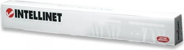 Panel organizues kabllosh Intellinet 711685, 1U, për 19" Rack, i zi