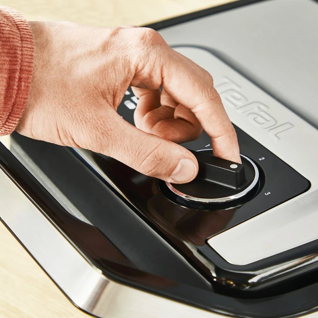 Grill elektrik Tefal Inicio Adjust GC272D10, çelik inoks