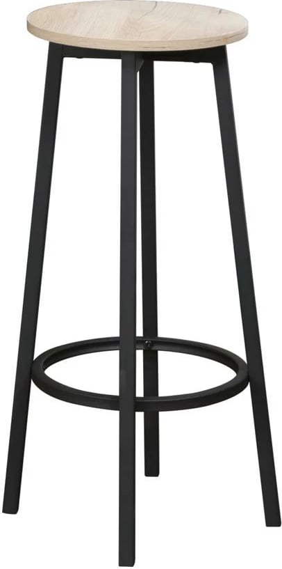 Set bar LANDMEGA Nextdeco, Metal, H100x44x124cm, Ngjyrë natyrale