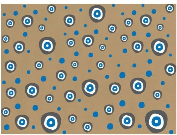 Mbulesë tavoline Next Ethnic 250 copë, 42x30 cm, Kafe