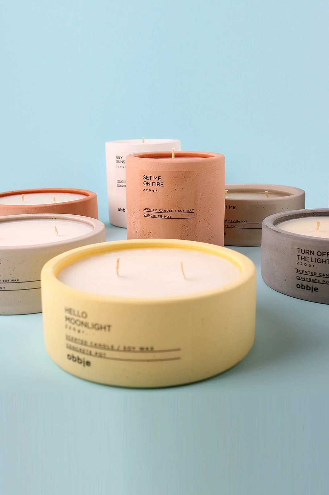 Qiri aromatik Aberto Design, Bby Sunshine Flat, ngjyrë e bardhë, 12x4.5cm