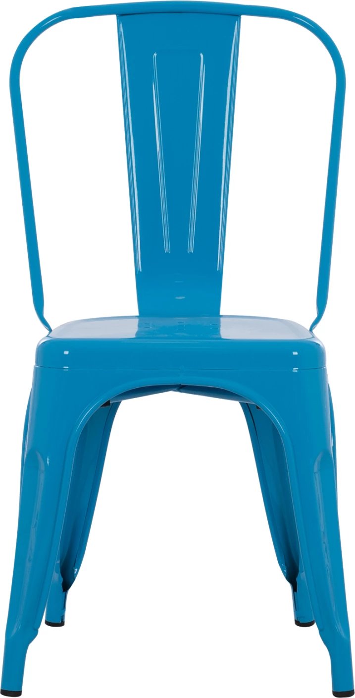 Karrige për ngrënie MELITA-PRO FH8641.48 metalike, ngjyrë kaltër, 44x47x84.5H cm