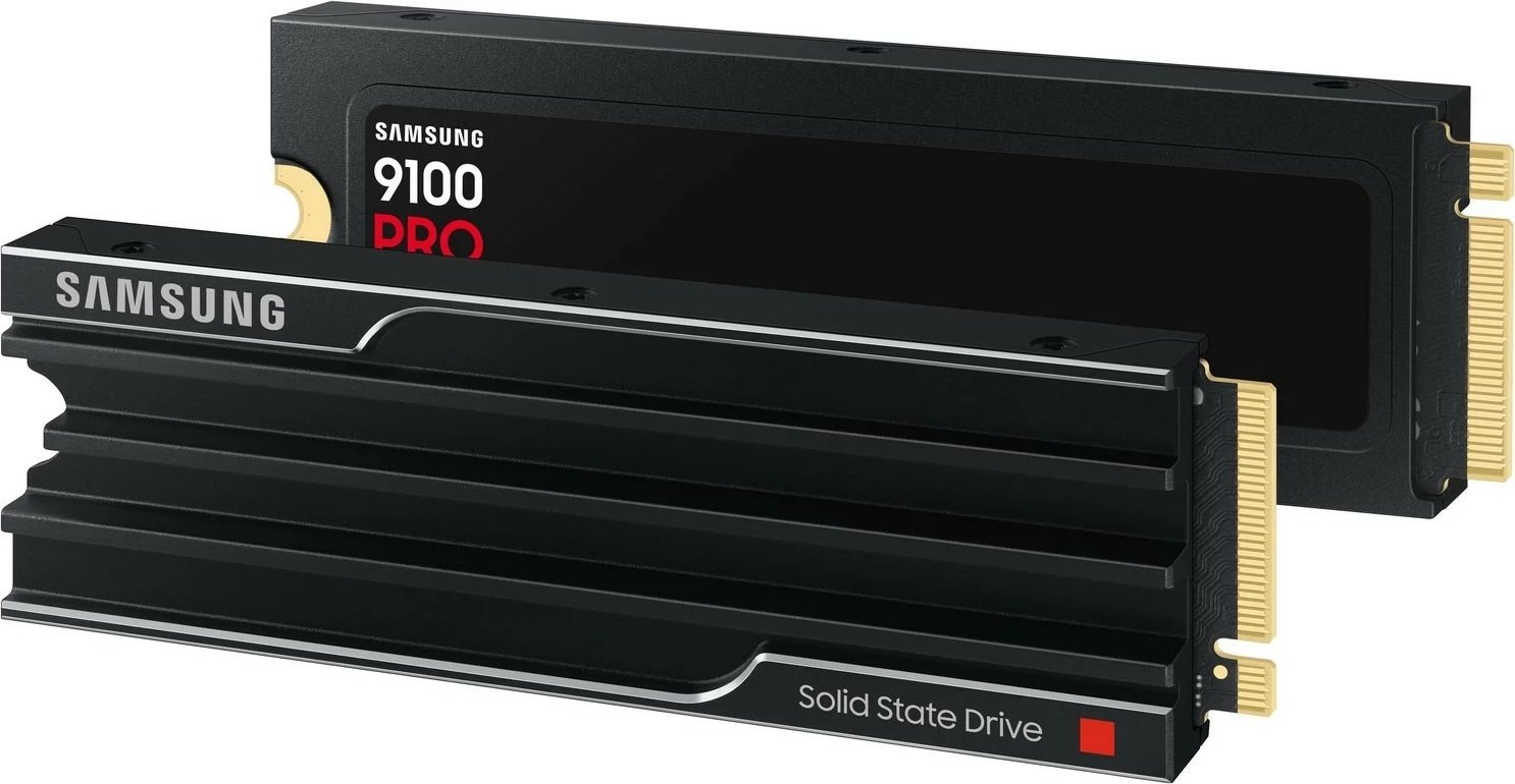SSD Samsung 9100 Pro 2TB, M.2 PCIe 5.0, Heatsink, zi