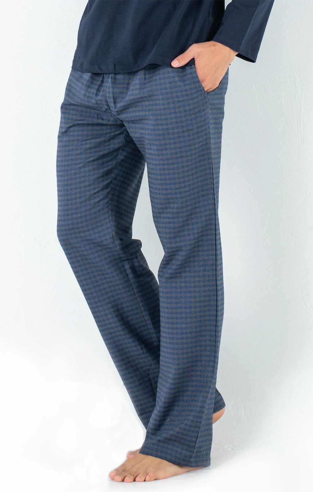 Set pizhamash për burra, Jumeon, 002-000278, ngjyrë e kaltër e errët