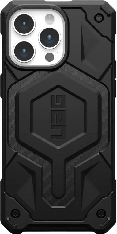 Mbështjellës Urban Armor Gear 114222114242 për celular, për Apple, karbon, 6.7 inç, i zi