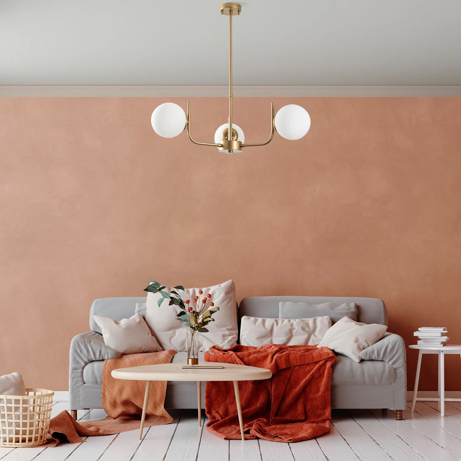 Llambë tavani Opviq, ngjyrë ari, Antler - 13772