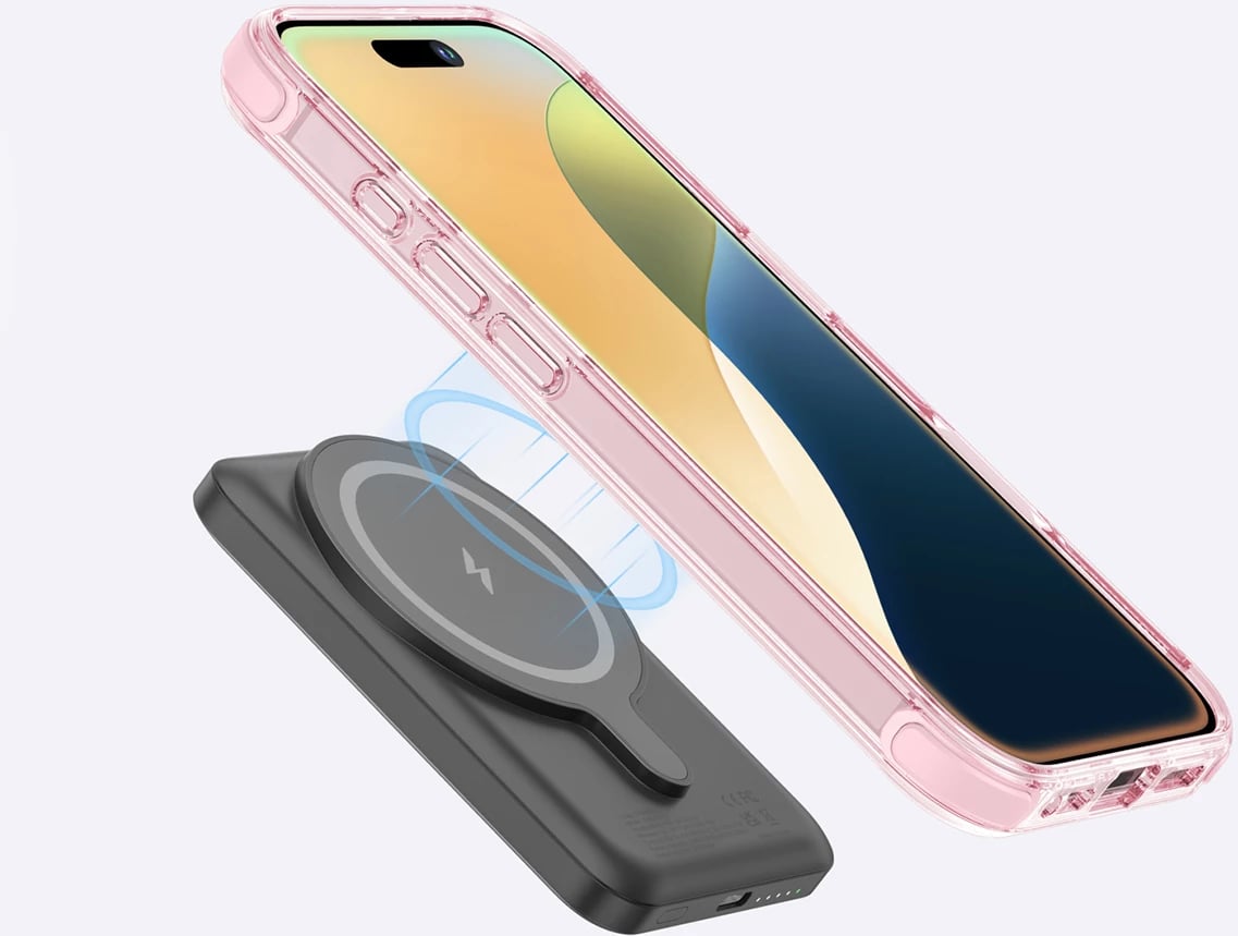 Mbështjellës AmazingThing Omni Mag Case për iPhone 16 Plus, rozë e errët