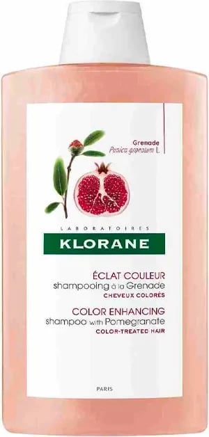 Shampon për flokë të ngjyrosura Klorane me shegë 400ml