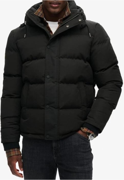 Jakne Superdry meshkuj, e zezë