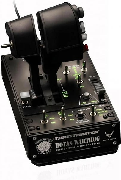 Leva gazi Thrustmaster HOTAS Warthog Dual Throttle, për PC, e zezë