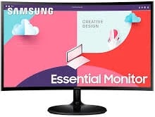 Monitor Samsung LED CURVED 1800r LS24C360EAUXEN, 24"
