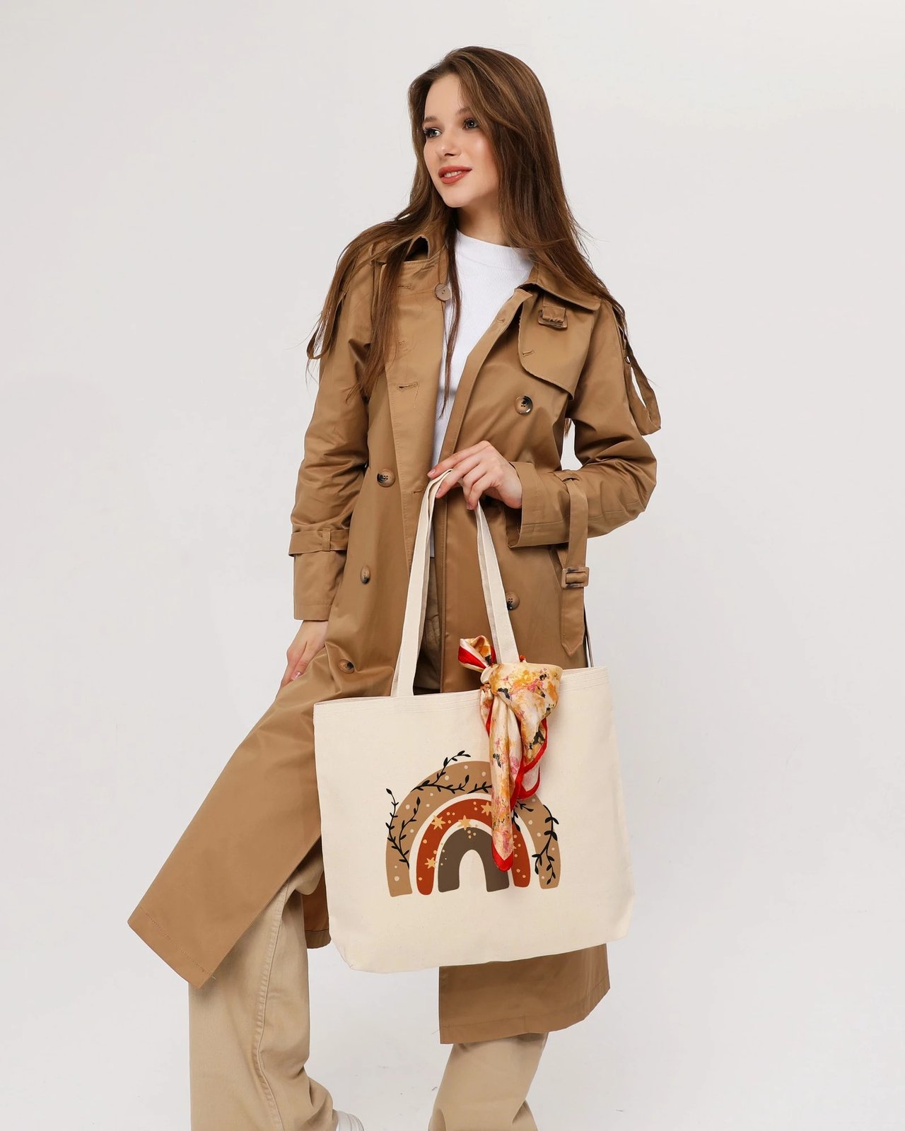 Qese tote Zoozie Bags, 1688, krem