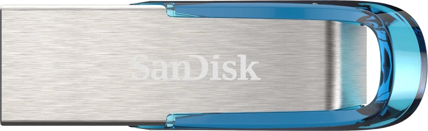 USB SanDisk Ultra Flair, USB 3.0, 150 MB/s, 32GB, argjend/e kaltër