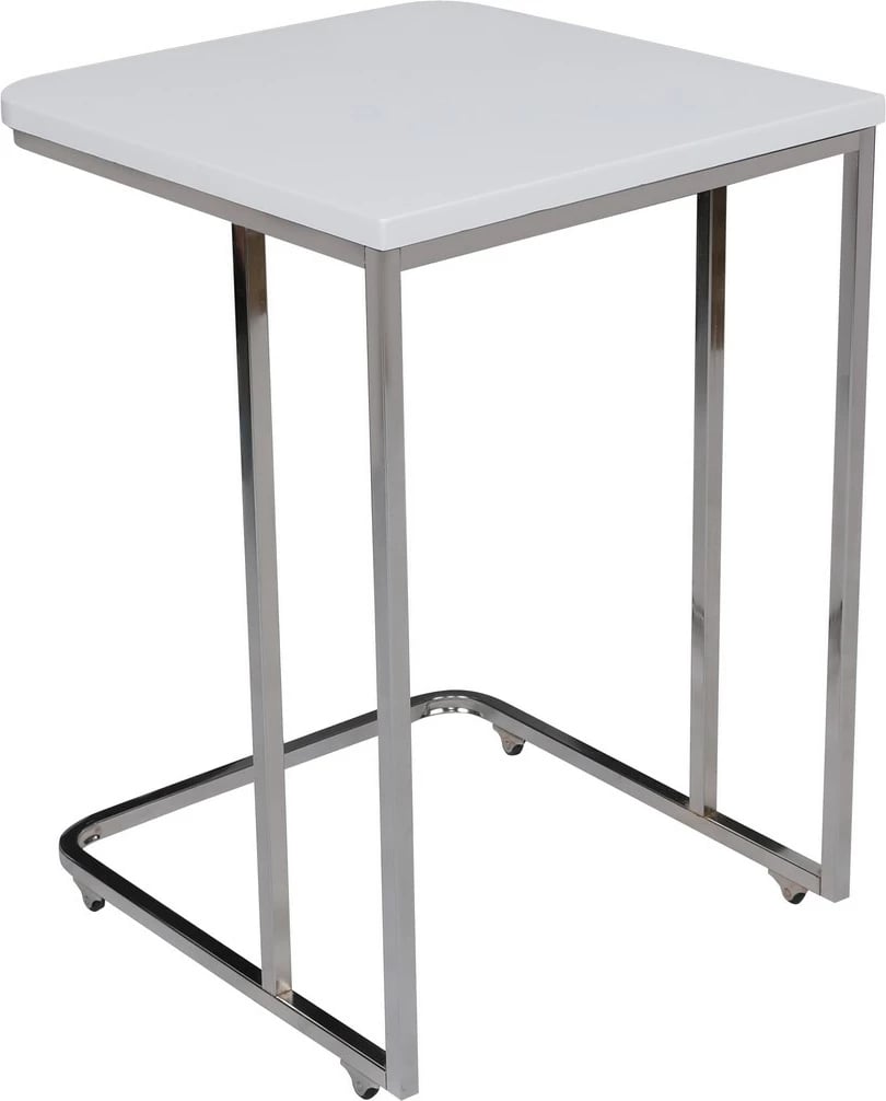 Set tavolinash të vendosshme, ngjyrë e bardhë, Hanah Home, Ce Metal Zigon, 3 copë, 9406