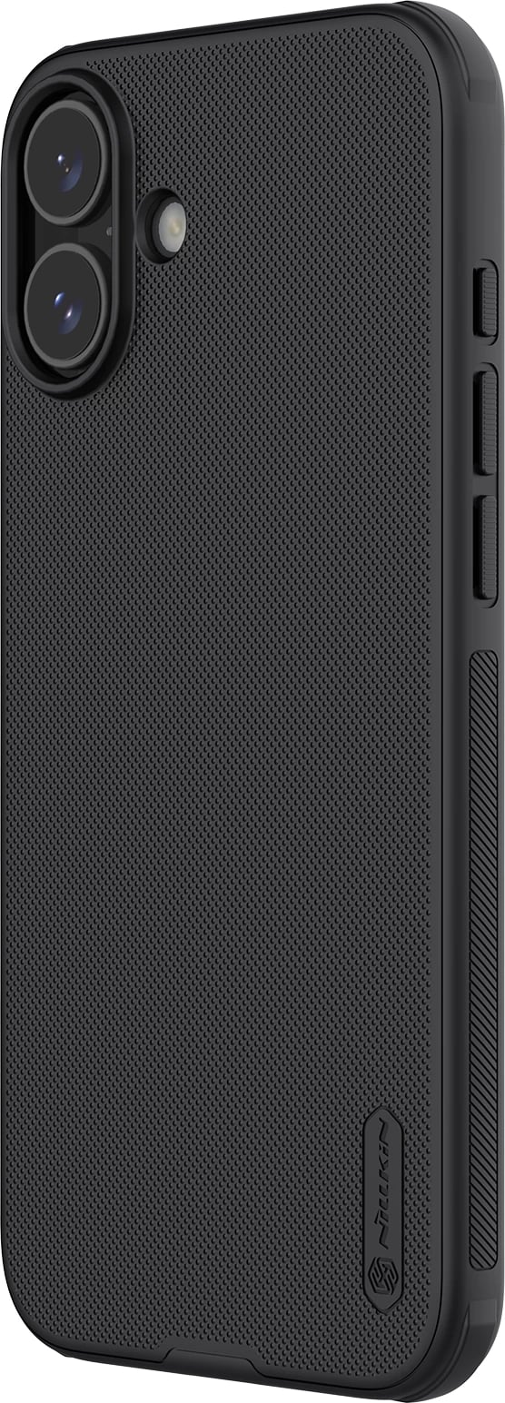 Mbështjellës Nillkin Super Frosted Shield Pro për iPhone 16, i zi