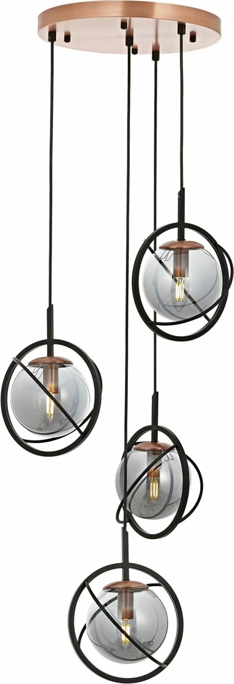 Llambadar Opviq, Av-1850-4T-Bsy, ngjyrë e zezë dhe bronzi