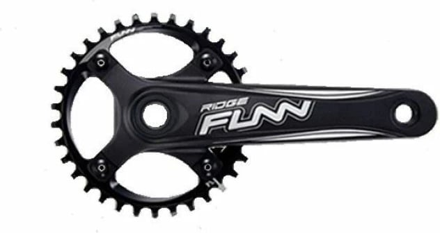 Pedalier për biçikletë FUNN, i zi