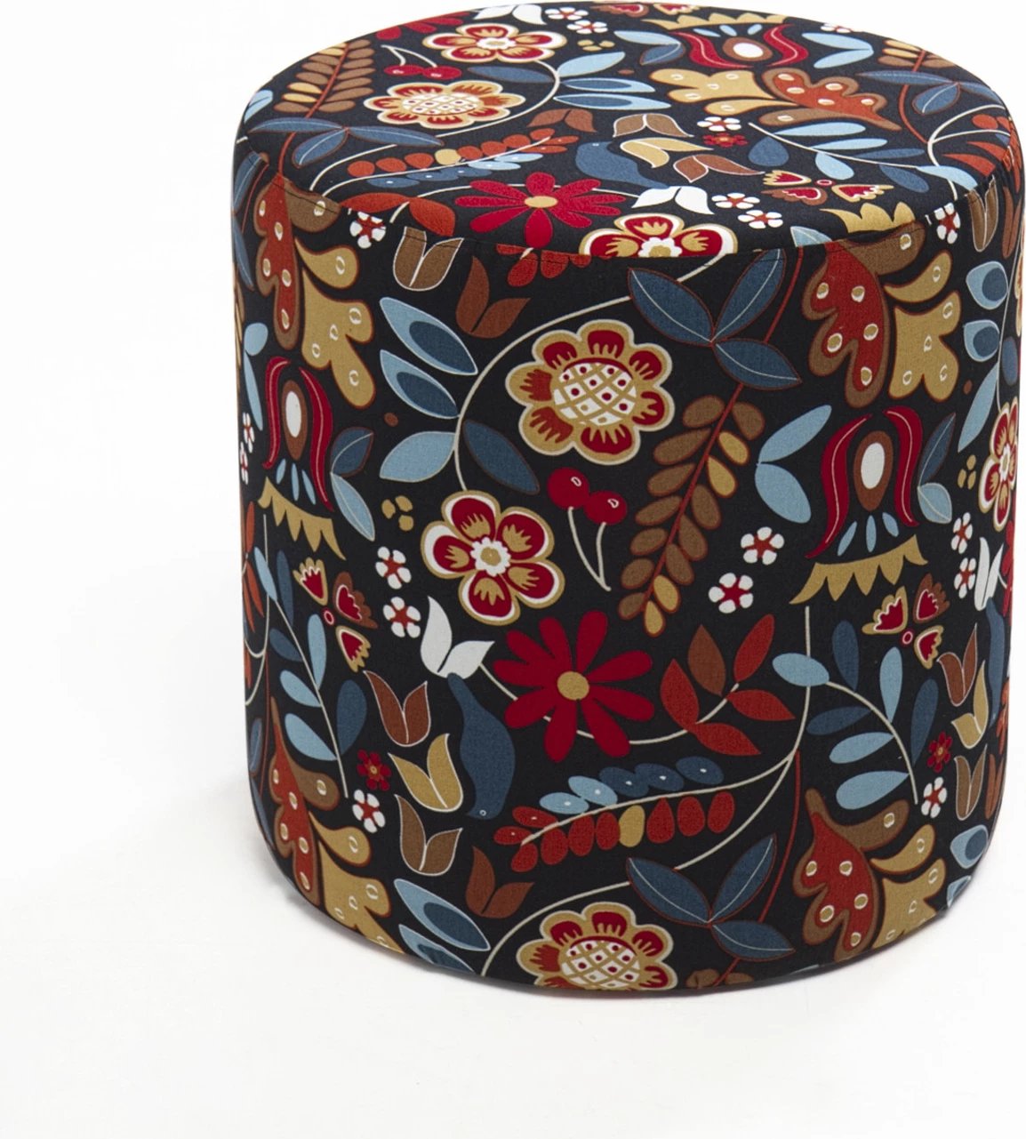 Tufet cilindrik Atelier del Sofa, Dalbudak, ngjyra të përziera, 40x40x40cm