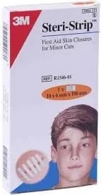Stripa për mbyllje të plagëve 3M Steri-Strip 100mm x 6mm