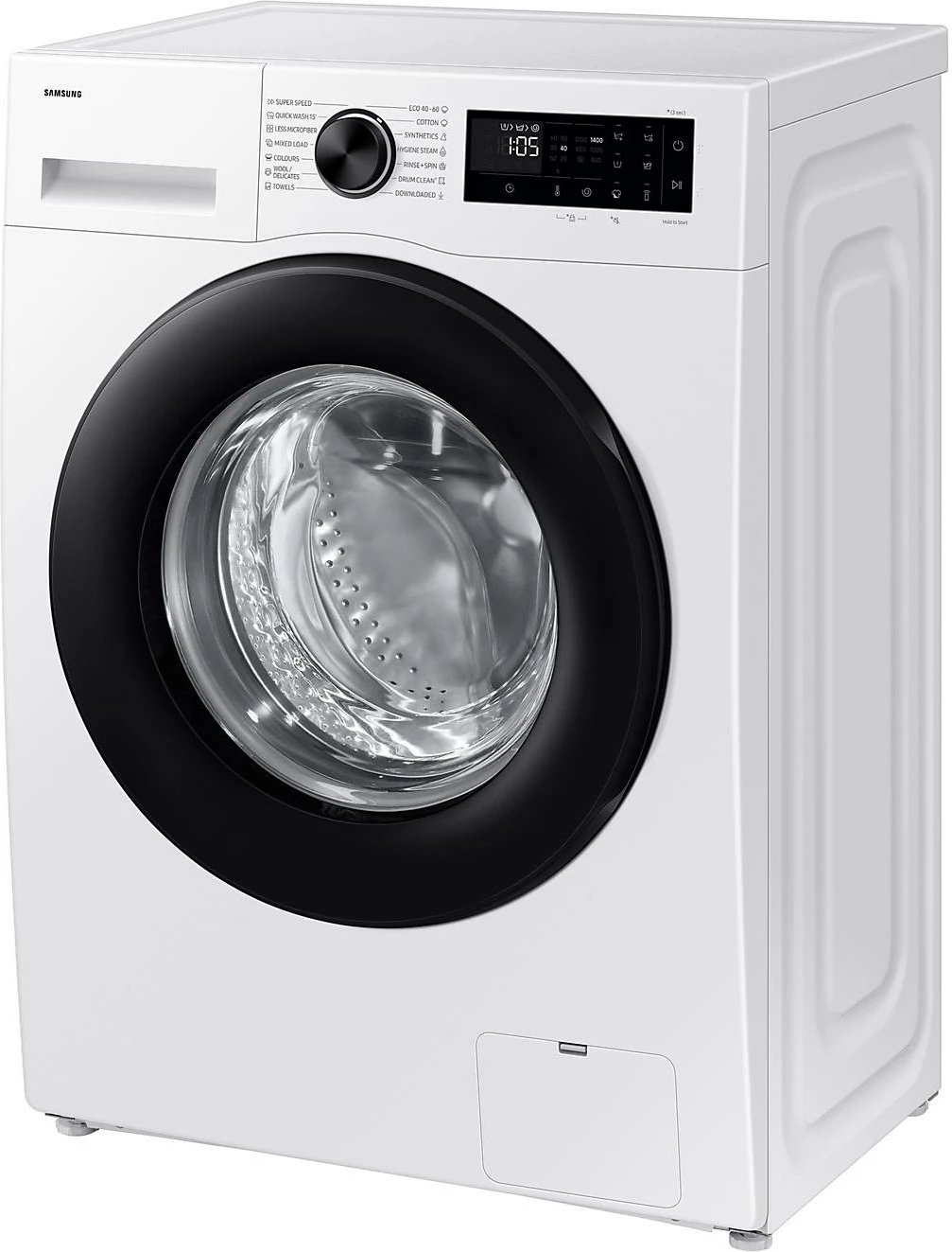 Lavatriçe, Samsung WW90DG5G34AELE, 9 kg, AI Ecobubble, Super Speed 39 min, klasa A, SmartThings, e bardhë