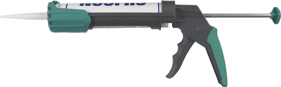 Pistoletë mekanike për silikon Wolfcraft 1 MG 200 ERGO, e zezë