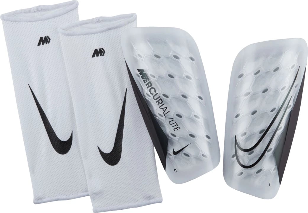 Mbrojtëse kërcinjsh për meshkuj Nike, të bardha