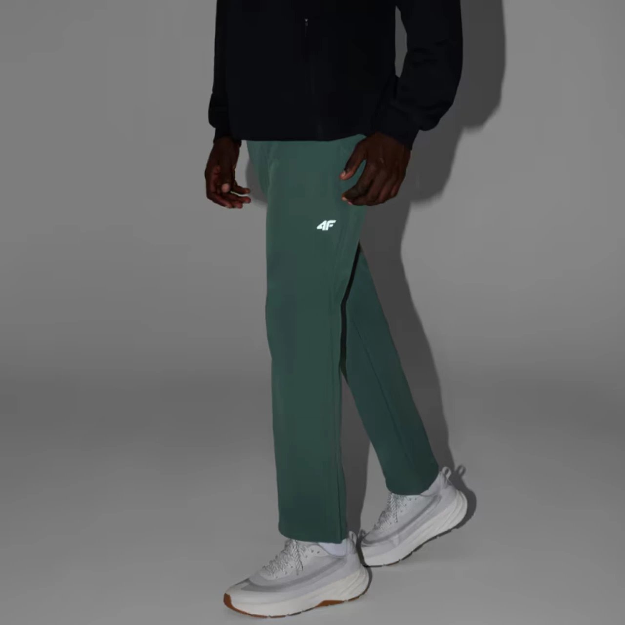 Pantallona trekking për meshkuj 4F, të gjelbra