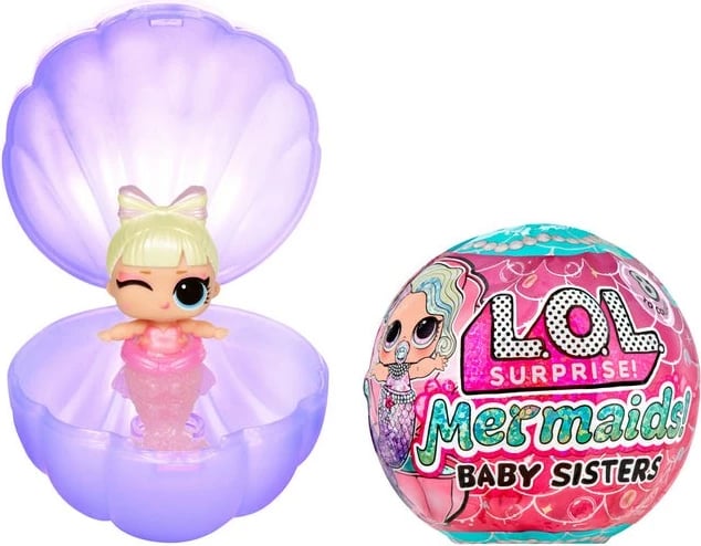 Lodër L.O.L. Surprise Mermaids Baby Sisters, MGA, plastikë, për vajza, 1 copë