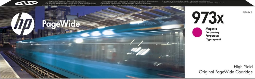 Kartrixh boje, HP, 973X F6T82AE PageWide, XL 82 ml deri 7000 faqe, magenta