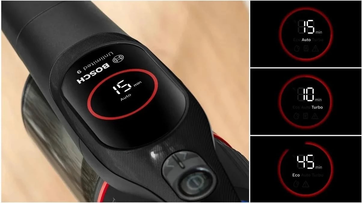 Fshesë pa kabllo Bosch Unlimited 9 BCS931BQC, 0.4L, 18V, e zezë