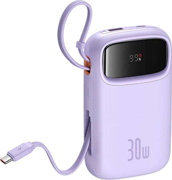 Powerbank Baseus QPow 2, 10000mAh, 30W, 2xUSB-C, vjollcë