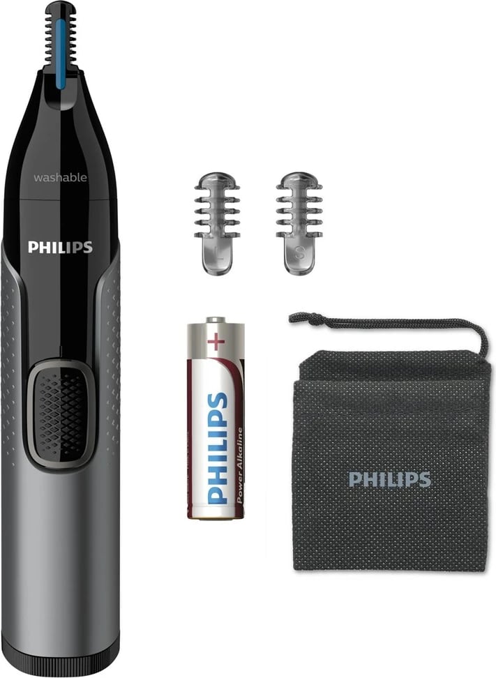 Makinë prerëse për qimet e hundës & veshëve Philips NT 3650/16,  hiri