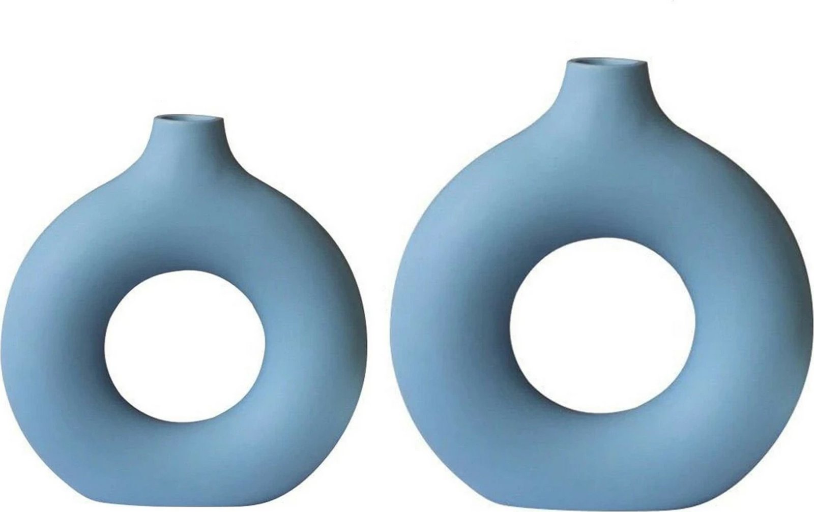 Set vazo skandinave, ngjyrë kaltër e çelët, Evila Originals, halka Set vazo skandinave, ngjyrë kaltër e çelët, Evila Originals, halka